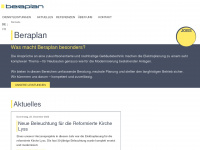 beraplan.ch Webseite Vorschau