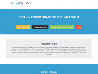 forumattivo.it Webseite Vorschau