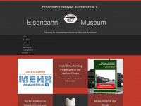 eisenbahnmuseum-juenkerath.de Webseite Vorschau
