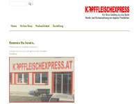 kopffleischexpress.at Webseite Vorschau
