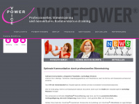 voicepower.eu Webseite Vorschau
