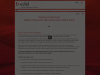 b-edel.de Webseite Vorschau