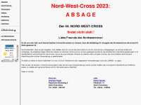 nordwestcross.de Webseite Vorschau