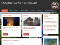 feuerwehr-emtinghausen.de Webseite Vorschau