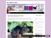 allaboutcats.at Webseite Vorschau