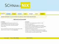 schnarchnix.de Webseite Vorschau