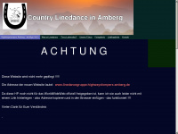 linedance-amberg.de Webseite Vorschau