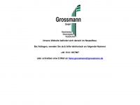 grossmann.de Webseite Vorschau
