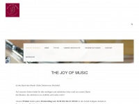 thejoyofmusic.de Webseite Vorschau