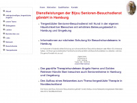therapiehunde-hamburg.de Webseite Vorschau
