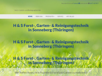 forst-garten-sonneberg.de Webseite Vorschau