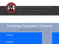 feuerwehr-cleverns.info Webseite Vorschau