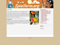 spielturm.org Webseite Vorschau