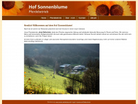 reiterhof-sonnenblume.de Webseite Vorschau