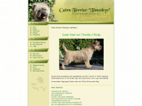 cairn-terrier-zucht.com Webseite Vorschau