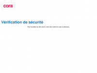 cora.fr Webseite Vorschau