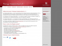 anwaltsverband-thueringen.org Webseite Vorschau