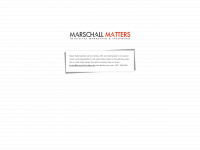 marschall-matters.de Webseite Vorschau
