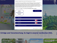 nordea.ch Webseite Vorschau