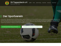 sv-tappenbeck.de Webseite Vorschau