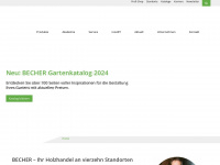 becher-holz.de Webseite Vorschau