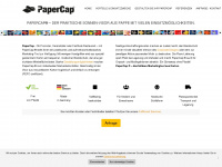 papercap.de Webseite Vorschau
