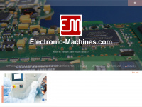 electronic-machines.com Webseite Vorschau