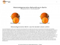 makuladegeneration-berlin.de Webseite Vorschau