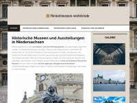 heimatmuseum-wiefelstede.de Webseite Vorschau