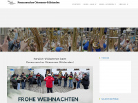 posaunenchor.info Webseite Vorschau