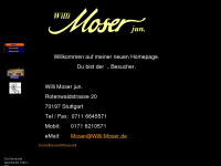 willi-moser.de Webseite Vorschau