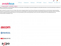 peoplefocus.ch Webseite Vorschau