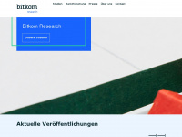 bitkom-research.de Webseite Vorschau