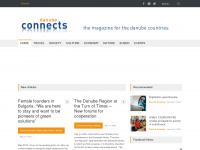 danube-connects.eu Webseite Vorschau
