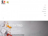 sf-elektro.com Webseite Vorschau