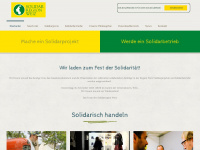 solidarregion.at Webseite Vorschau