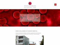 transfusionsmedizin-stuttgart.de Webseite Vorschau
