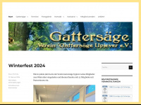 gattersaege-upjever.de Webseite Vorschau