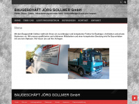 gollmer-baugeschaeft.de Webseite Vorschau