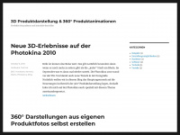 produktdarstellung-in-3d.de Webseite Vorschau