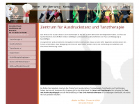 tanztherapie.at Webseite Vorschau