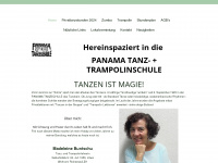 tanz-panama.ch Webseite Vorschau