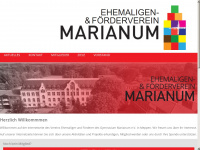 foerderverein-marianum.de Webseite Vorschau