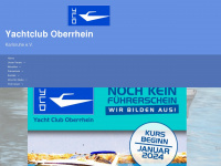 yachtclub-oberrhein.de Webseite Vorschau