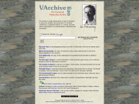 varchive.org Webseite Vorschau