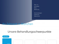 zahnarztpraxis-bogenhausen.de Webseite Vorschau