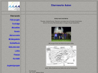 sternwarte-aalen.de Webseite Vorschau
