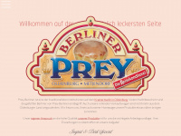prey-berliner.de Webseite Vorschau