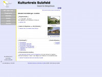 kulturkreis-sulzfeld.de Webseite Vorschau