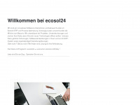 ecosol24.de Webseite Vorschau